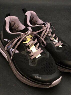 G‑Defy Gravity Defyer Ion Black Women 8.5 Athletic Walking Running Shoe Sneakers